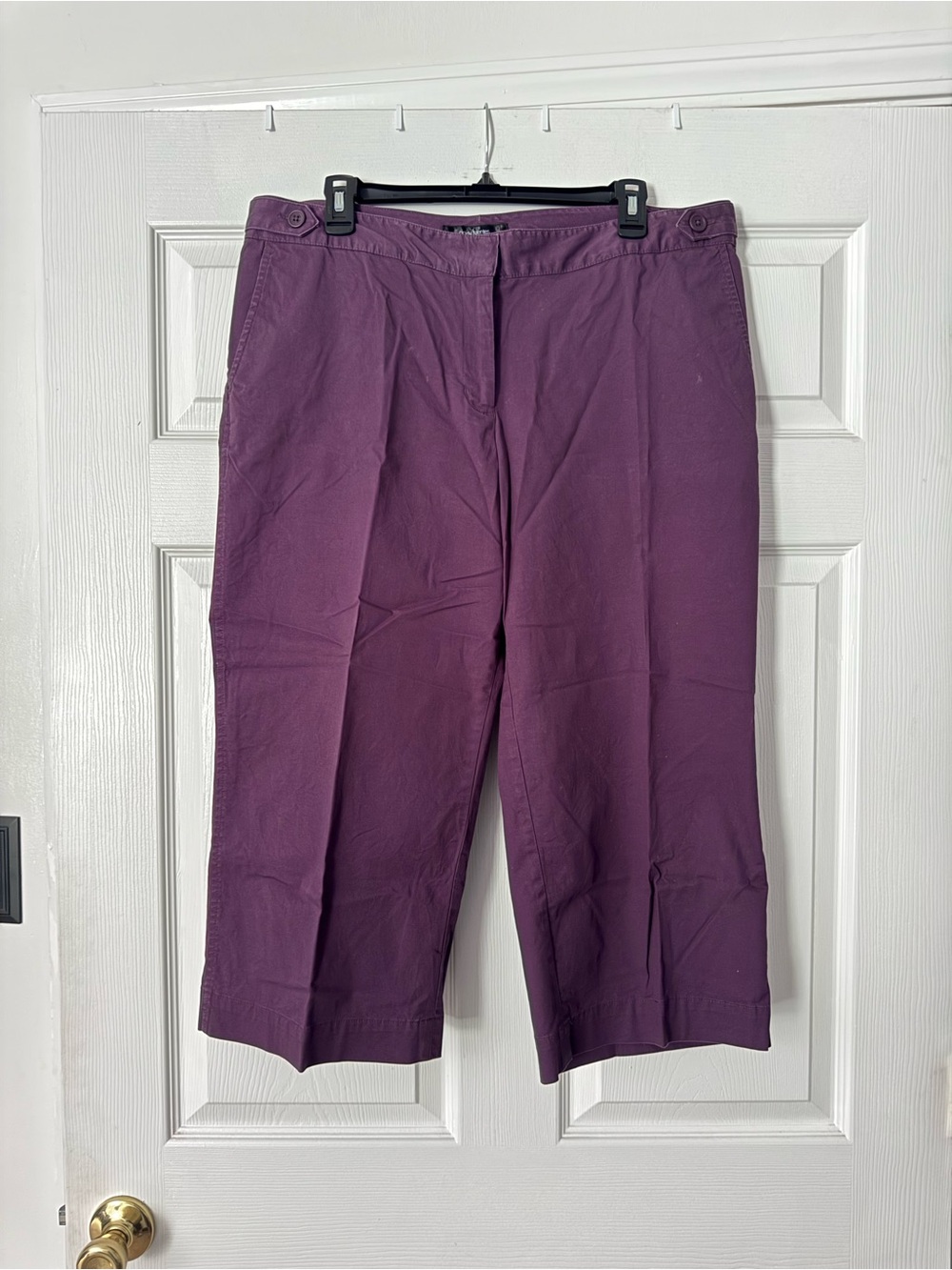 Classic Women’s Purple Casual Capris